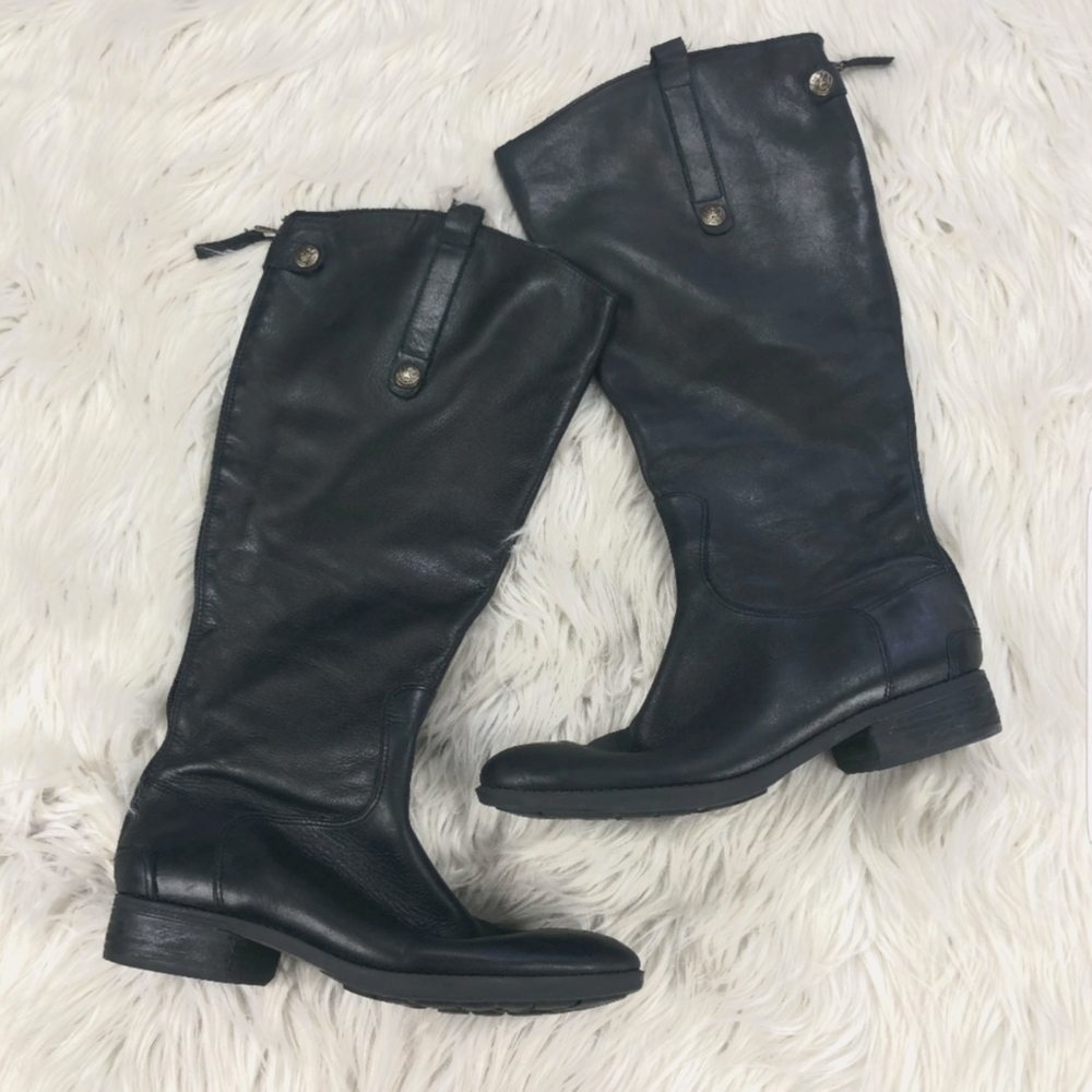 Sam Edelman Penny 2 wide calf Leather  Riding Boots